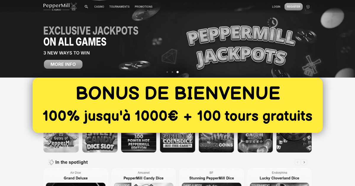 Peppermill Casino : Meilleures Machines à Sous en France